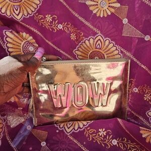 WOW Metallic Gold Clutch